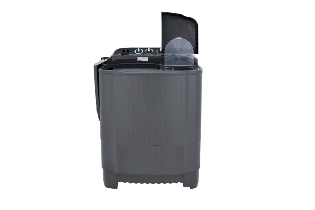 LG twin-tub washing machine — product photography by 6Corners Studio, Bangkok