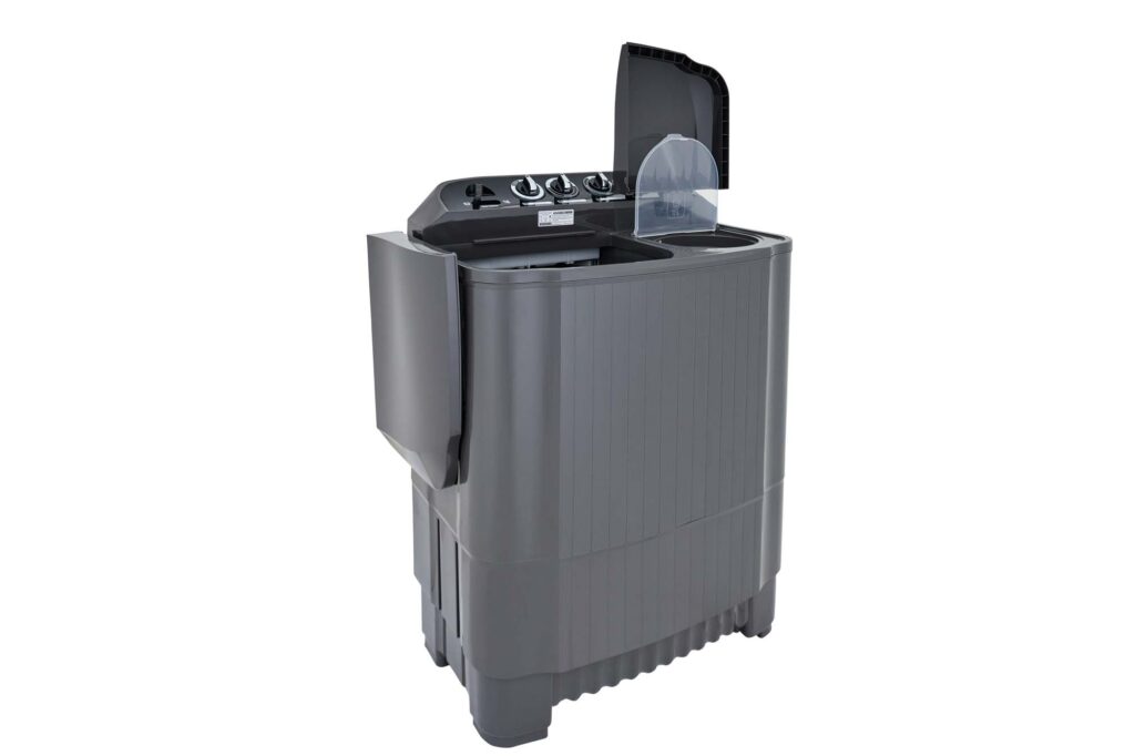 LG twin-tub washing machine — product photography by 6Corners Studio, Bangkok