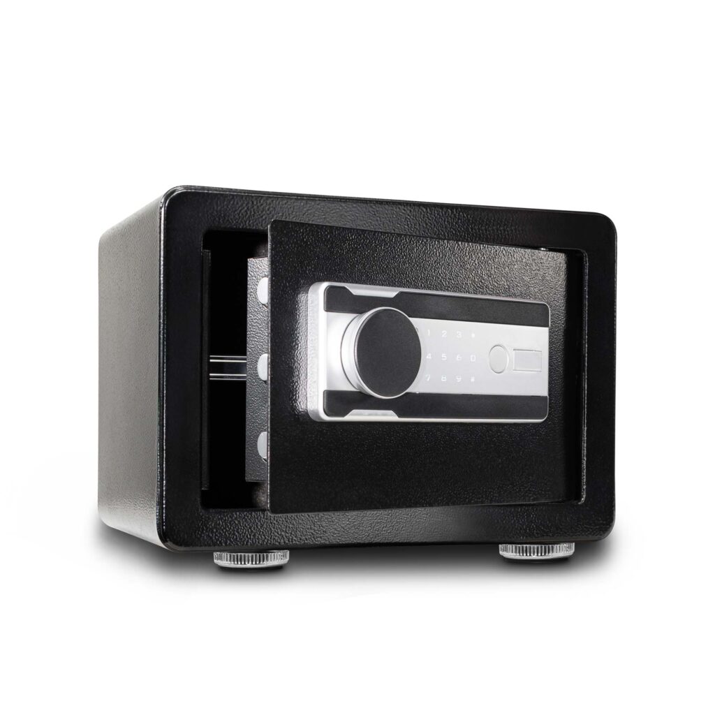 Digital home security safe box — product photography by 6Corners Studio, Bangkok