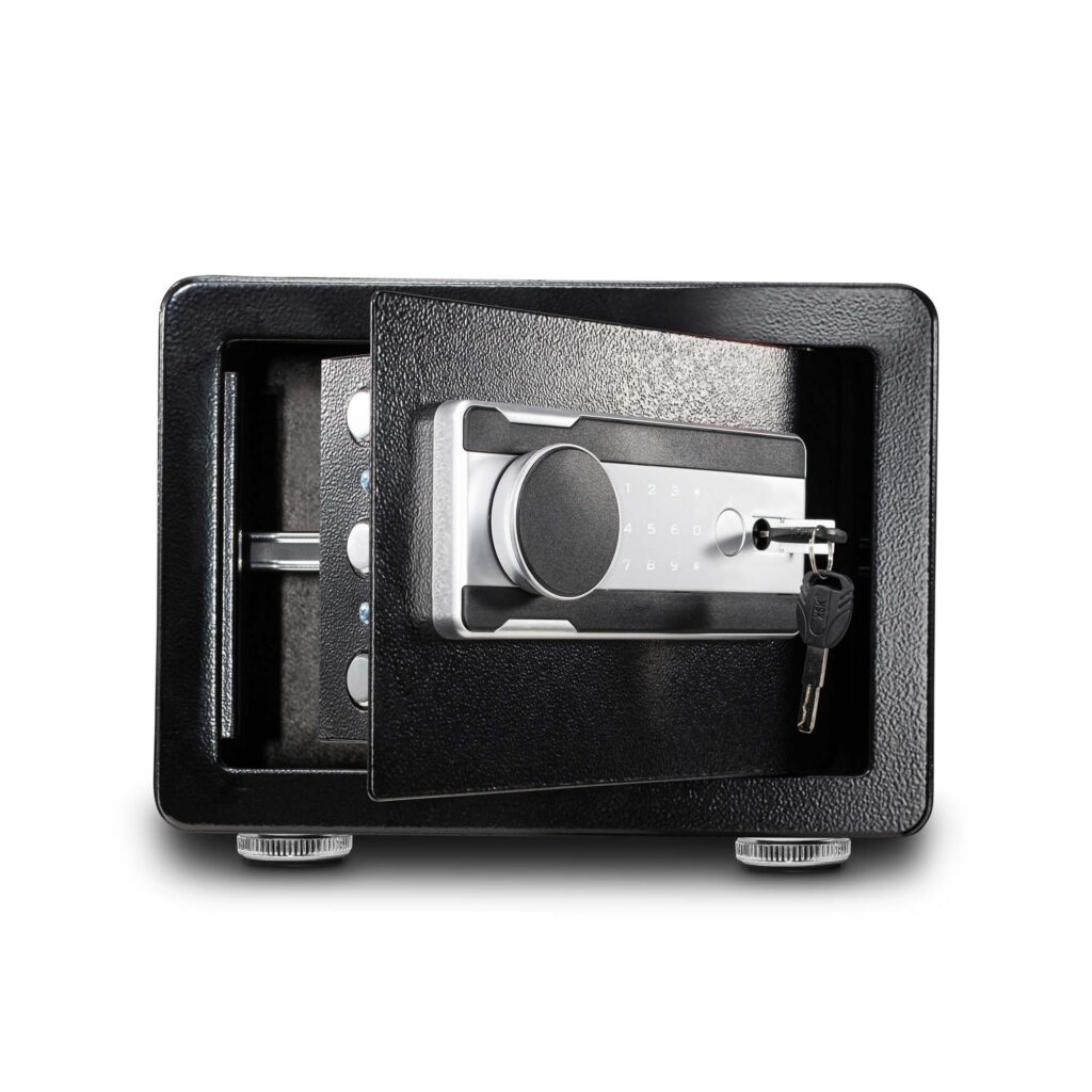 Digital home security safe box — product photography by 6Corners Studio, Bangkok