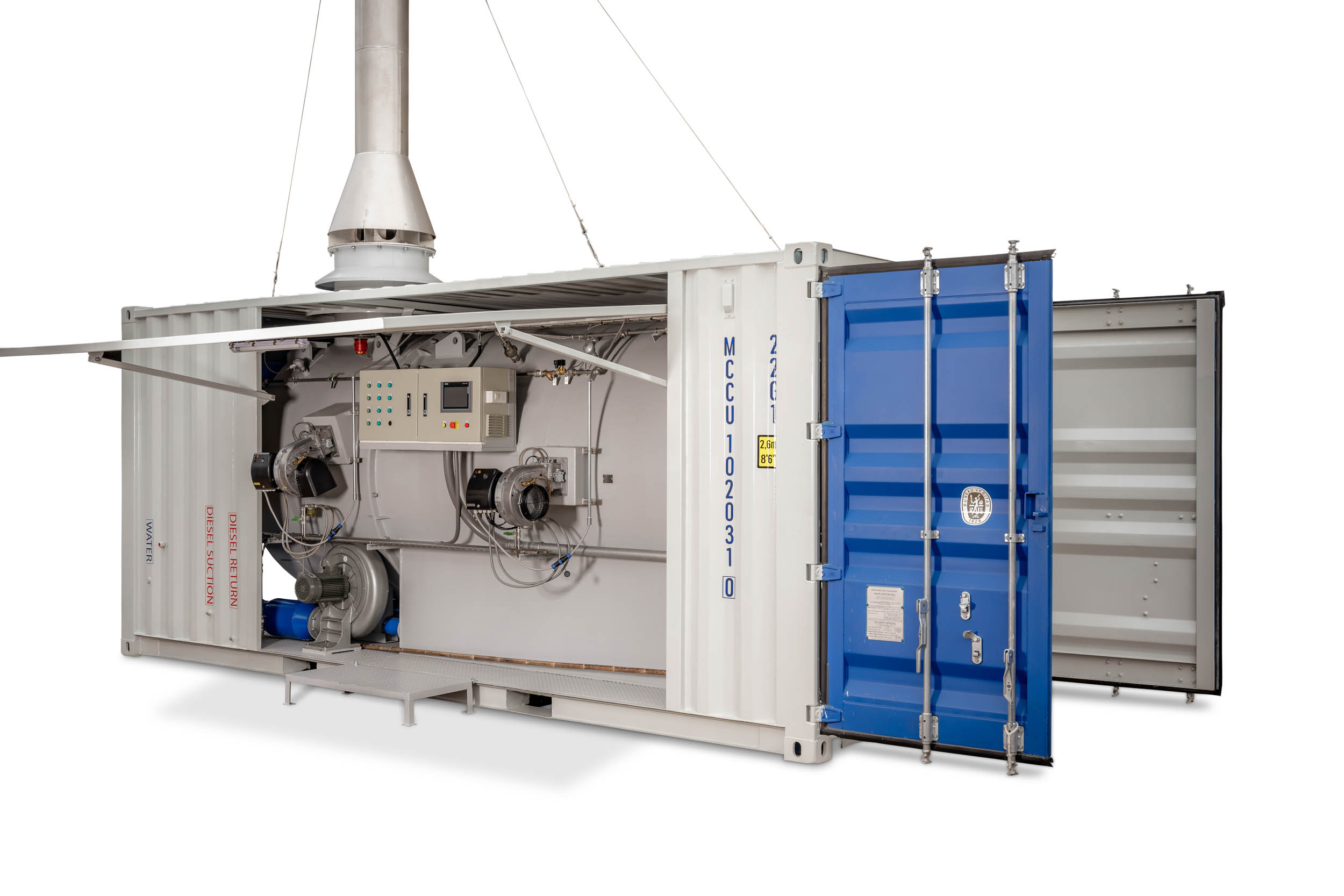 Burner Container Unit