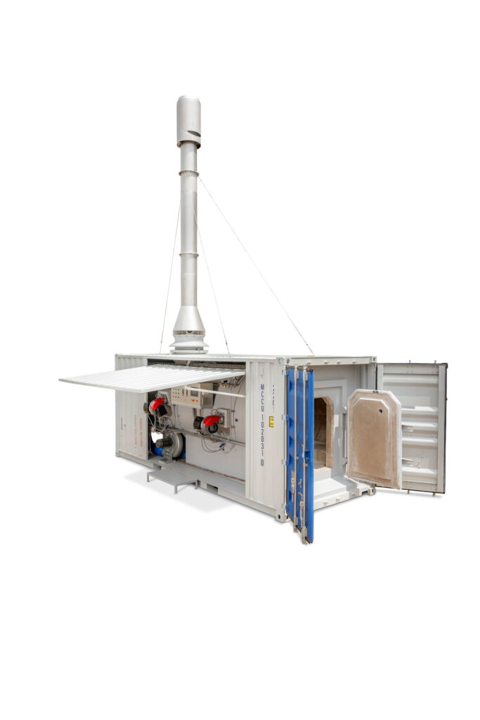 Burner Container Unit — industrial commercial product photography by 6Corners Studio, Bangkok