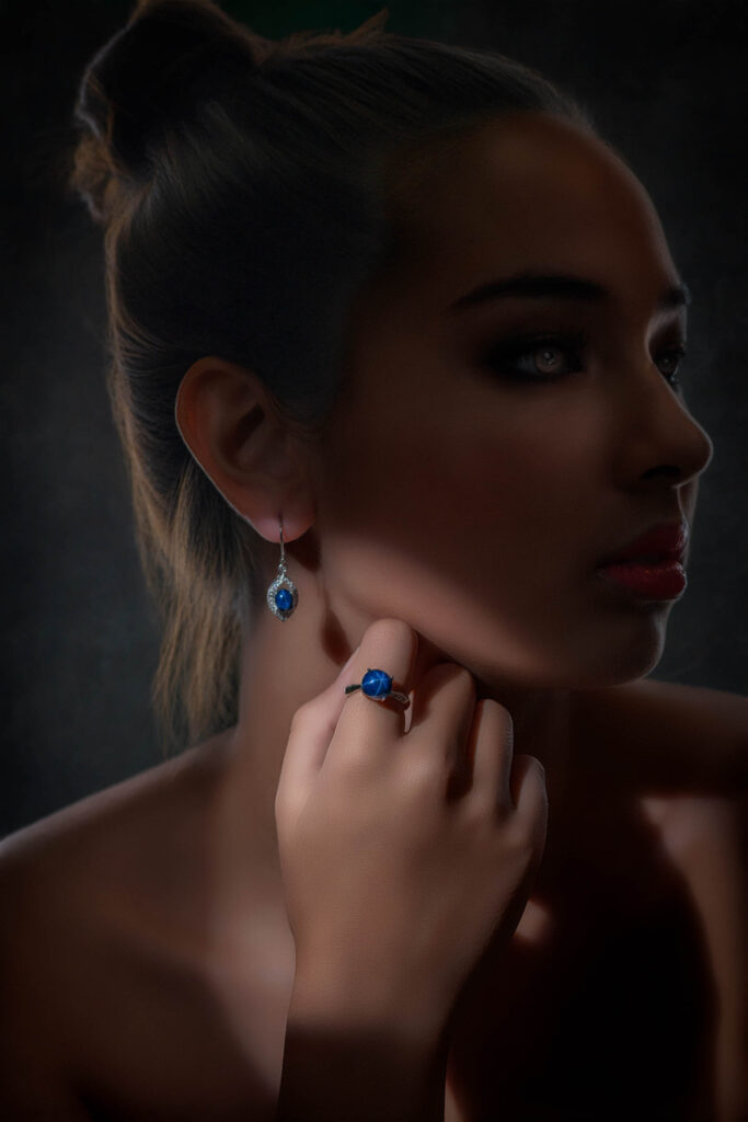 Jewelry On Model II — jewelry product detail by 6Corners Studio, Bangkok