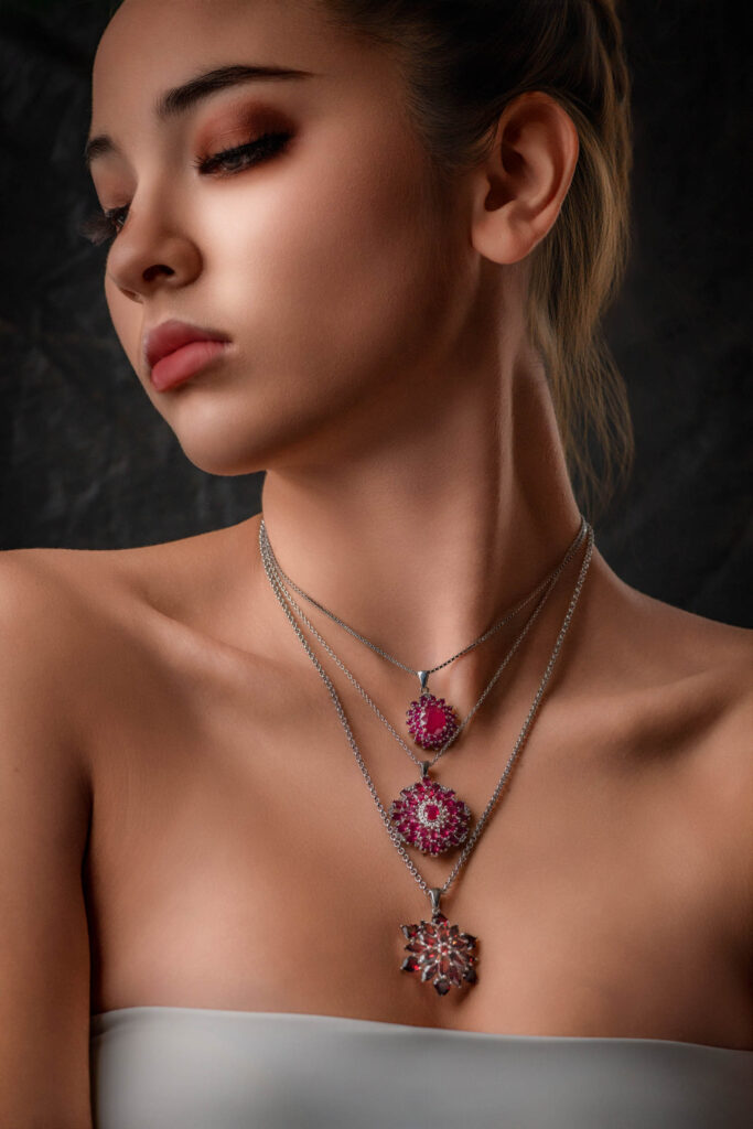 Jewelry On Model II — jewelry commercial product photography by 6Corners Studio, Bangkok