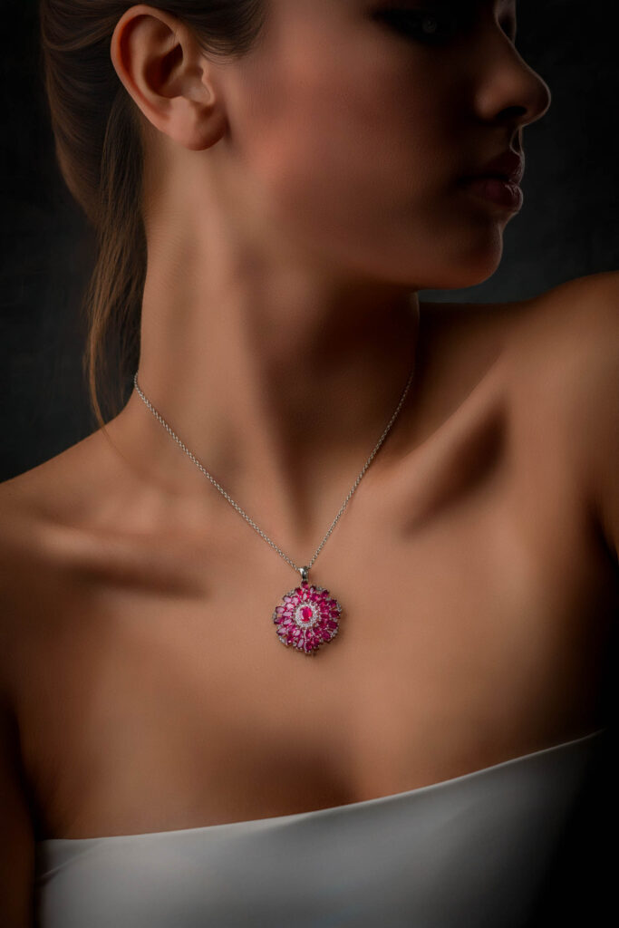 Jewelry On Model II — jewelry studio product shot by 6Corners Studio, Bangkok