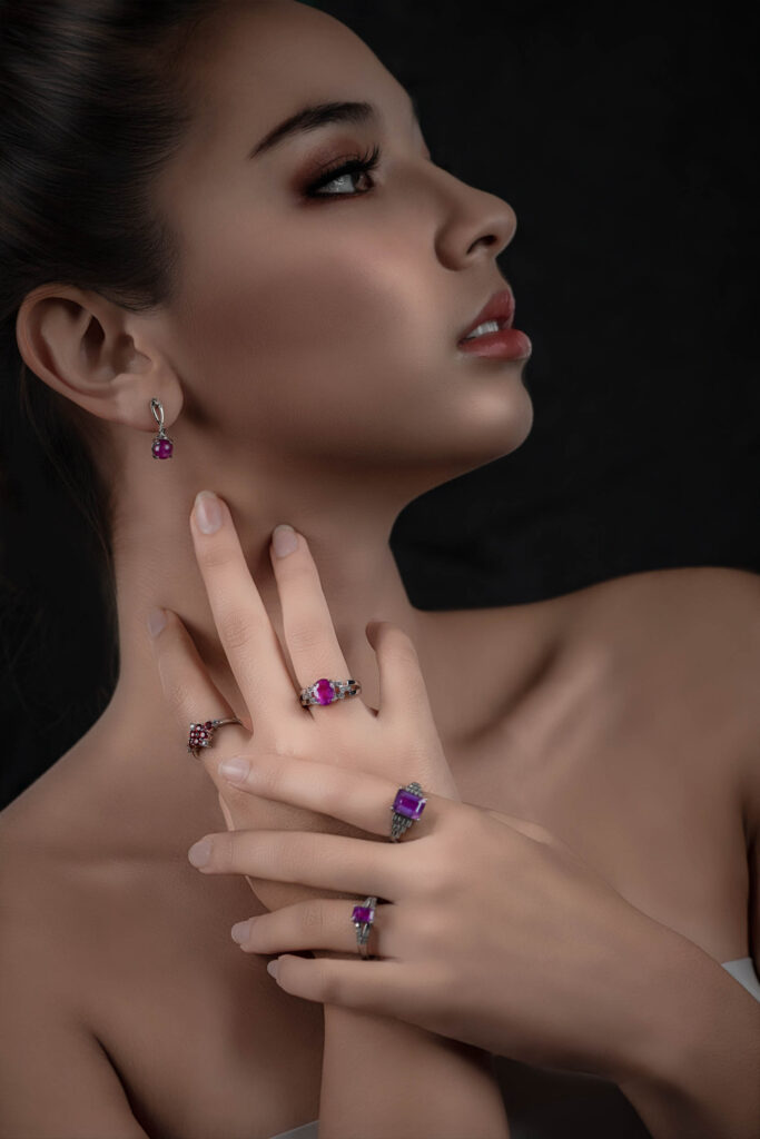 Jewelry On Model II — jewelry product photography by 6Corners Studio, Bangkok