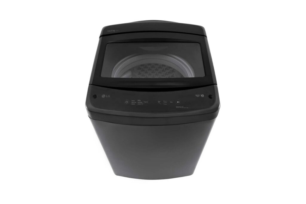 LG top-load washing machine — product pack-shot photography by 6Corners Studio, Bangkok
