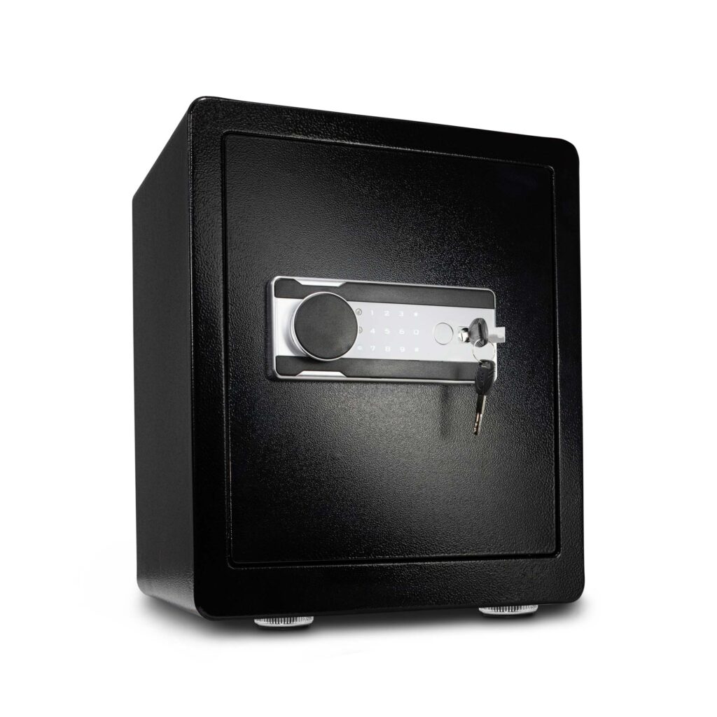 Digital home security safe box — product photography by 6Corners Studio, Bangkok
