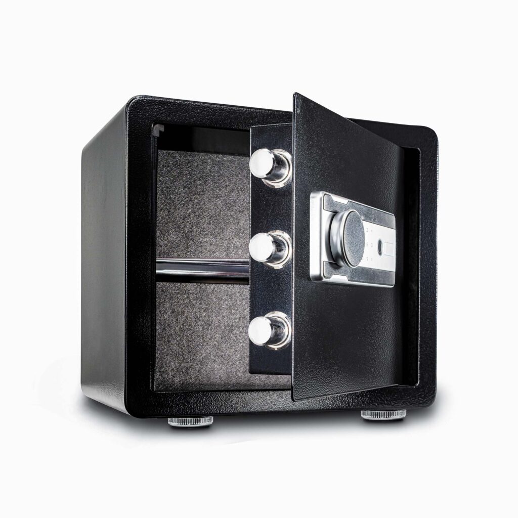 Digital home security safe box — product photography by 6Corners Studio, Bangkok