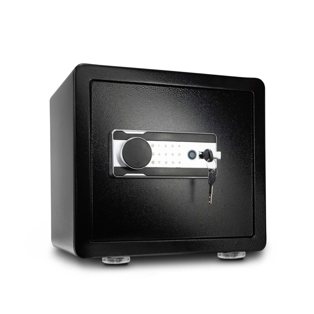Digital home security safe box — product photography by 6Corners Studio, Bangkok