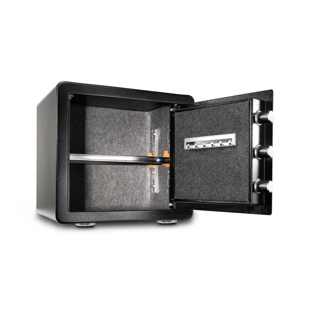Digital home security safe box — product photography by 6Corners Studio, Bangkok