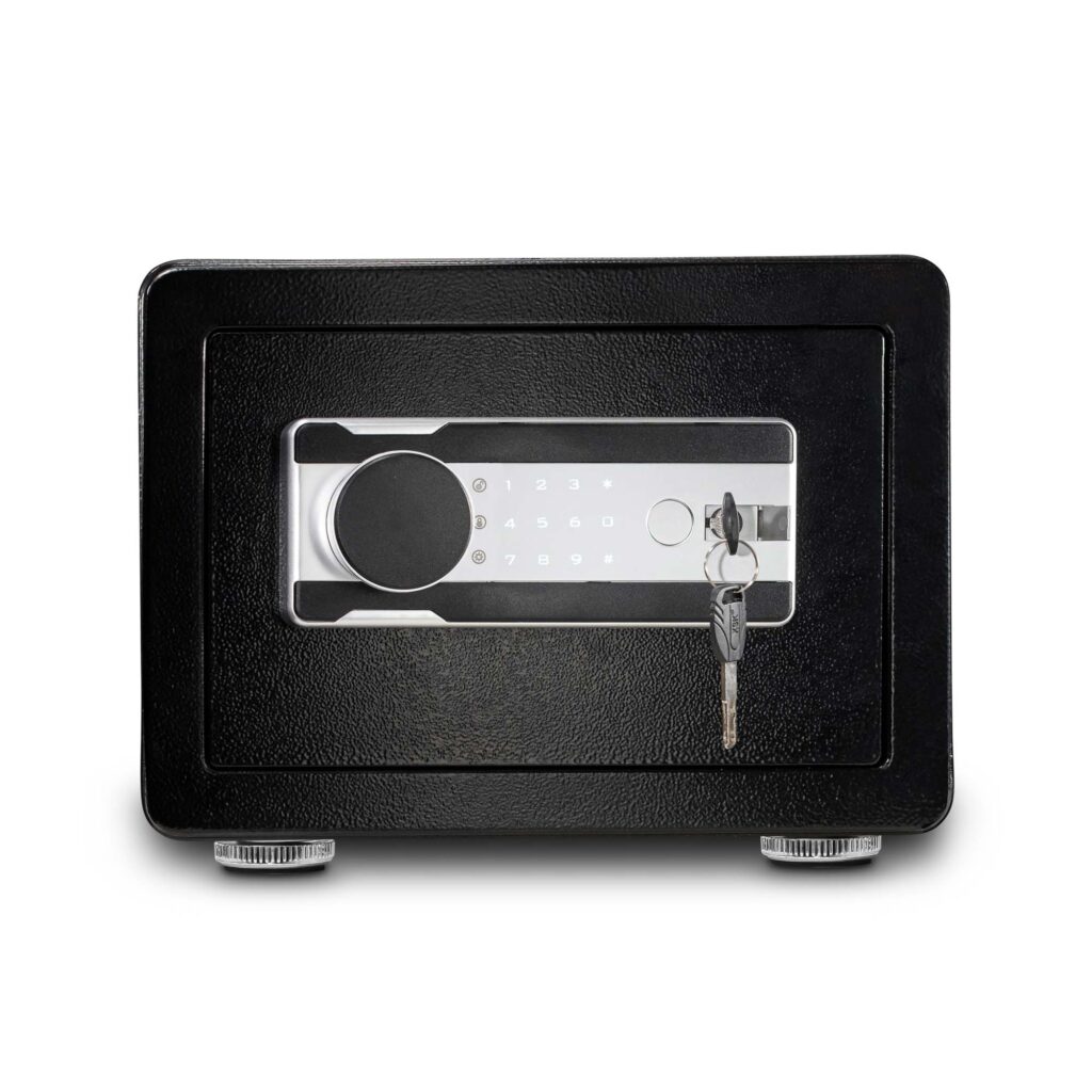 Digital home security safe box — product photography by 6Corners Studio, Bangkok